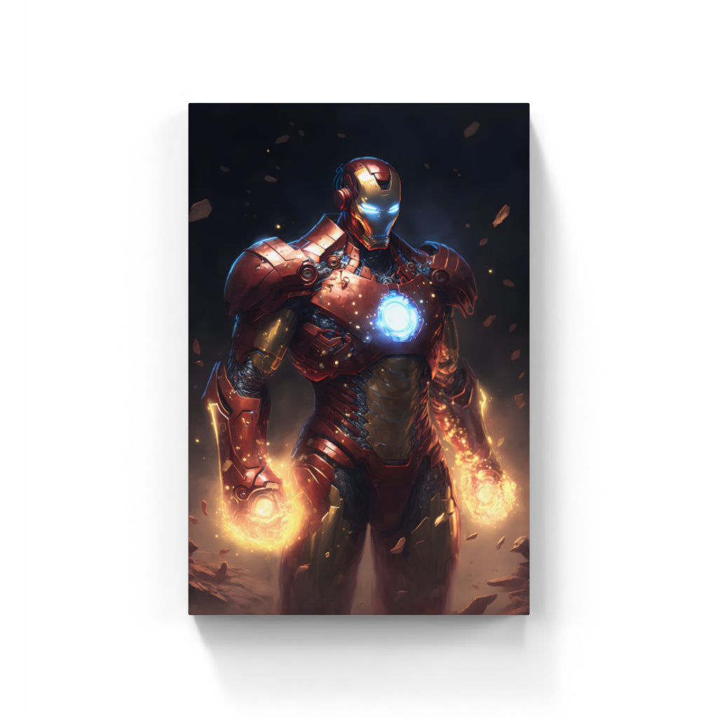 Arc Reactor Inferno: Iron Man’s Fiery Command