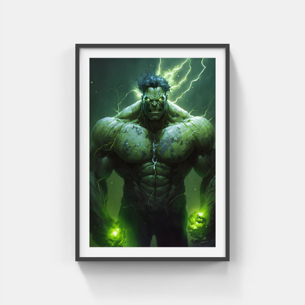 Raging Hulk: Unleashing Fury Wall Art