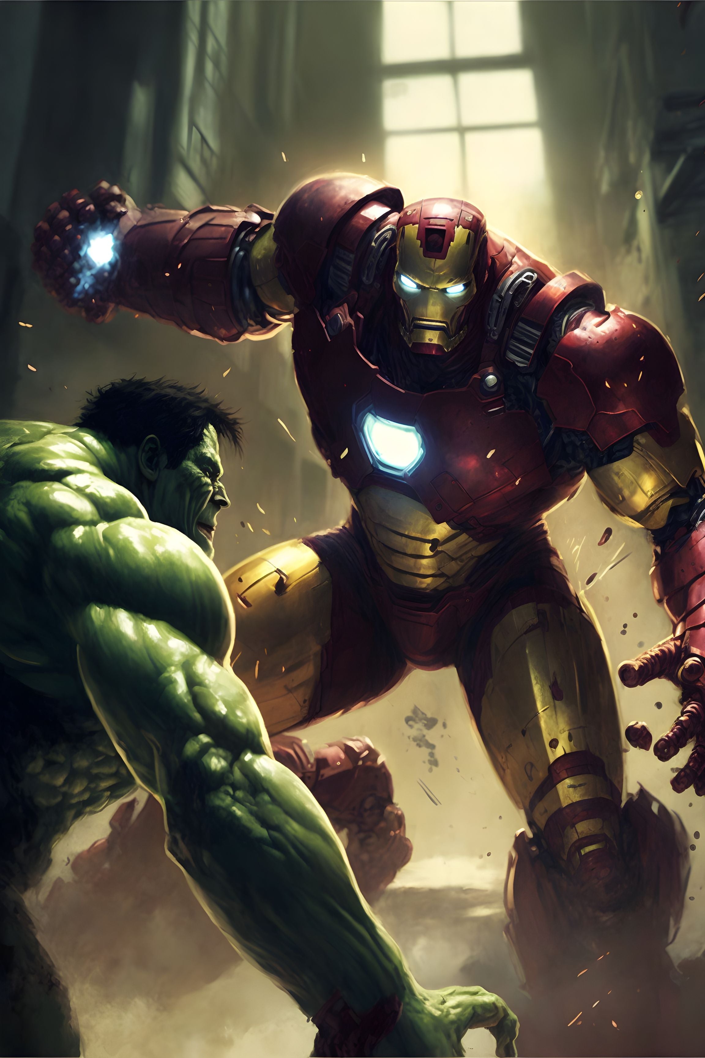 Hulk vs. Iron Man: Clash of Titans Wall Art