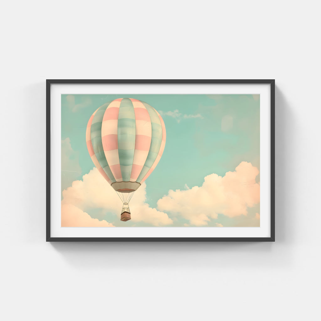 Hot Air Balloon Wall Art Canvas,Home Decor Prints, Art Wall Pictures