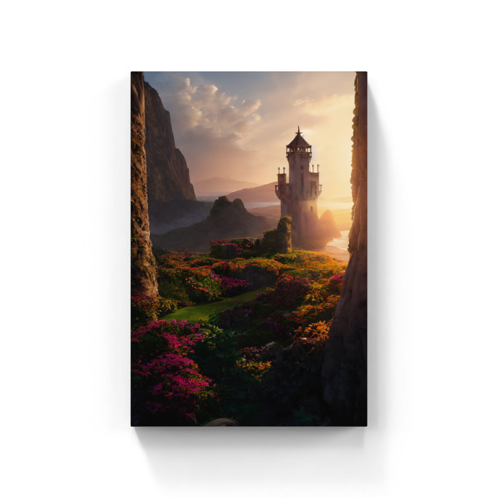 Coastal Serenity: The Beach Tower View Wall Art