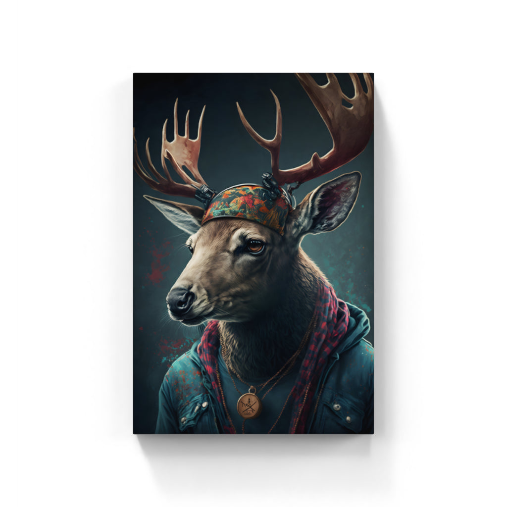 Dapper Gazelle: A Stylish Twist on Wildlife Wall Art