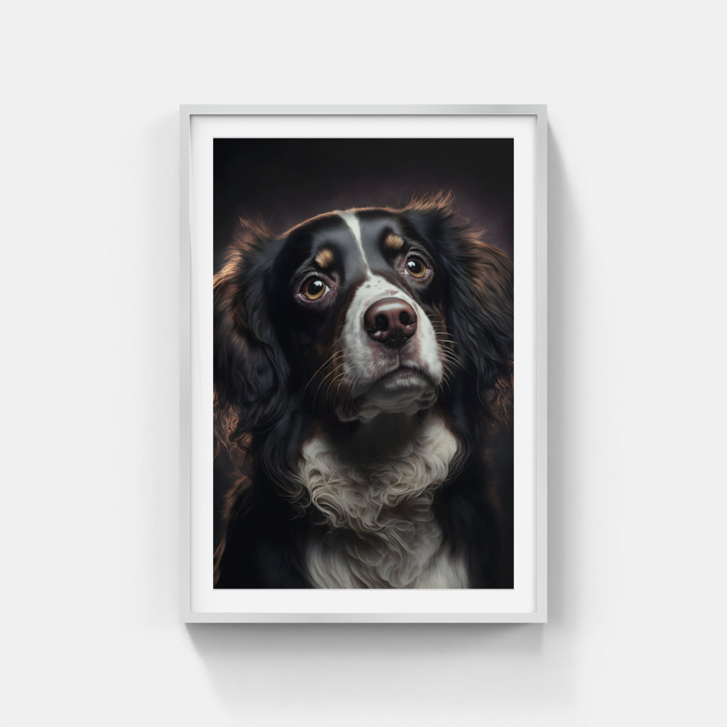 Canine Character: Portrait of a Dog's Face Wall Art