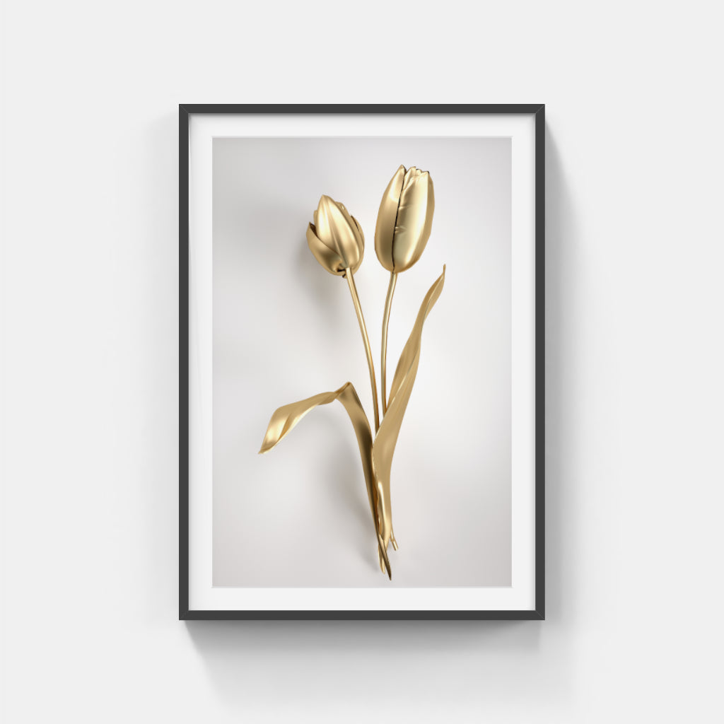 Golden Roses Wall Art Canvas Home Decor Prints Art Wall Pictures