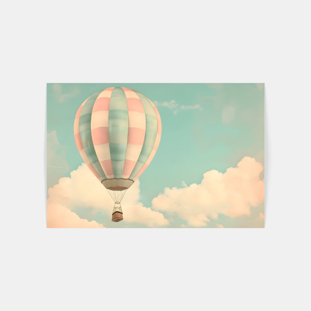 Hot Air Balloon Wall Art Canvas,Home Decor Prints, Art Wall Pictures