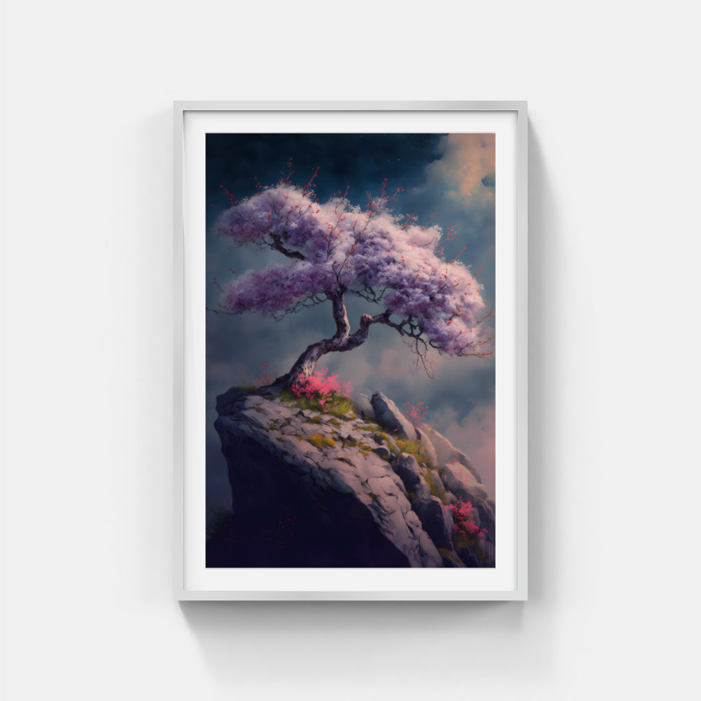 Violet Tree Wall Art Canvas Home Decor Prints Art Wall Pictures