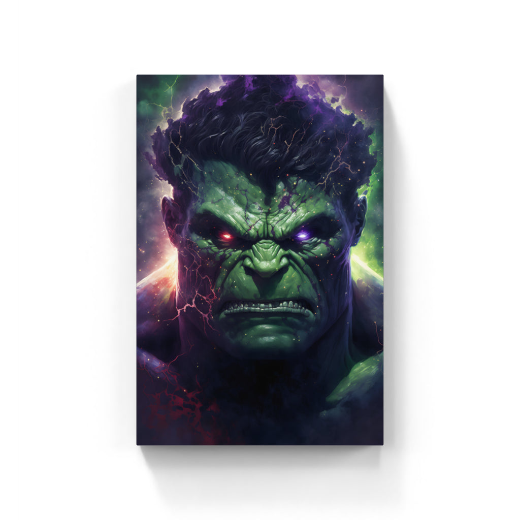 Fury Unleashed: Hulk’s Intense Expression Wall Art