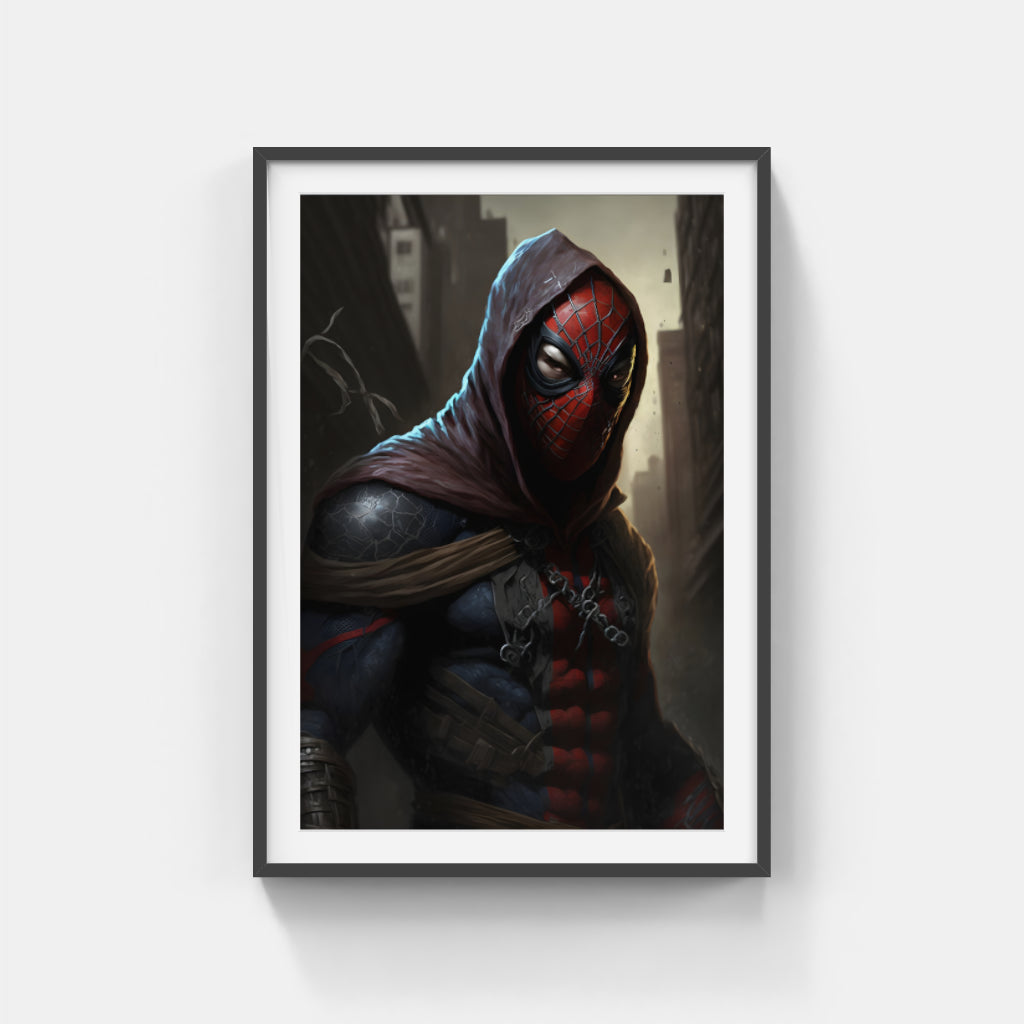 Enshrouded Hero: Spider-Man in Mystery Wall Art