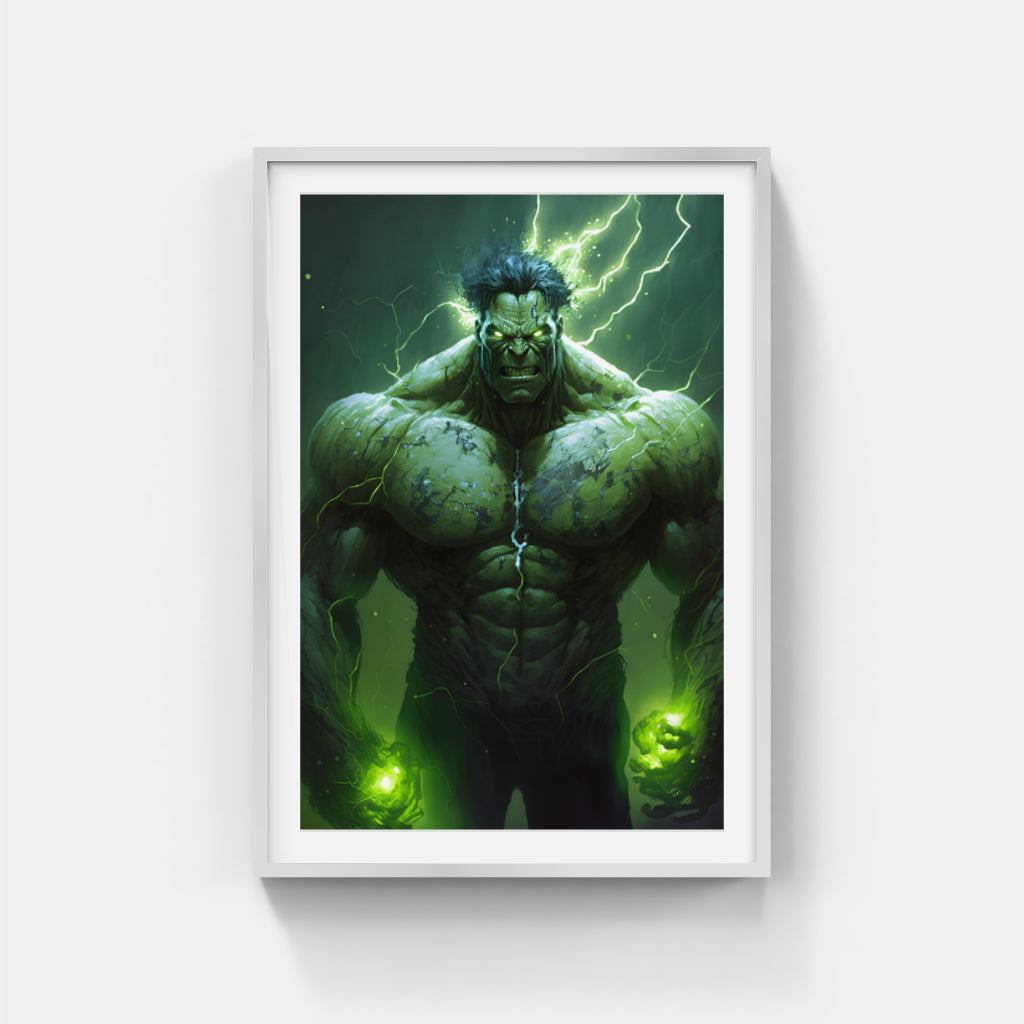 Raging Hulk: Unleashing Fury Wall Art