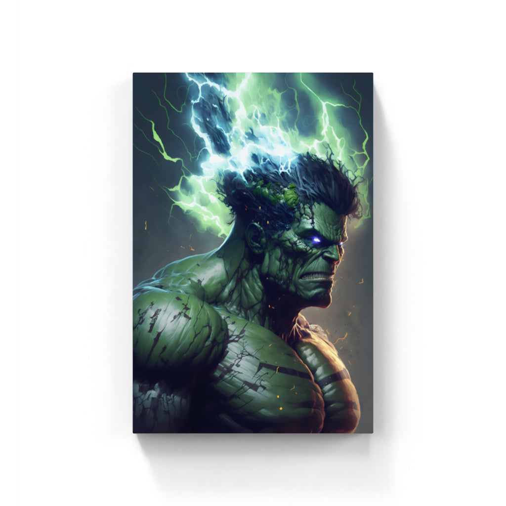 Fury Unleashed: Hulk’s Fiery Rage Wall Art