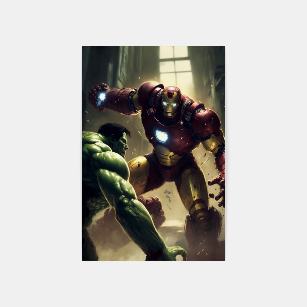 Hulk vs. Iron Man: Clash of Titans Wall Art