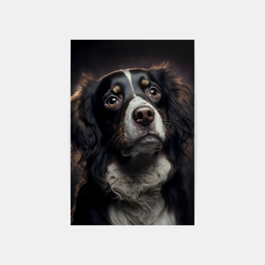 Canine Character: Portrait of a Dog's Face Wall Art