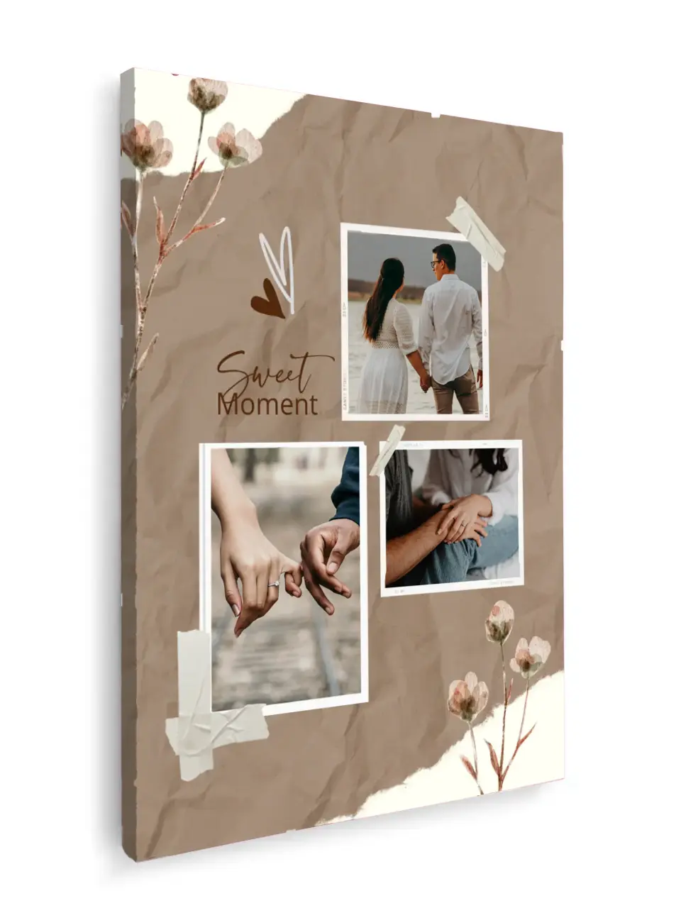 Custom Collage Print -3 Photos Collage - Sweet Moments