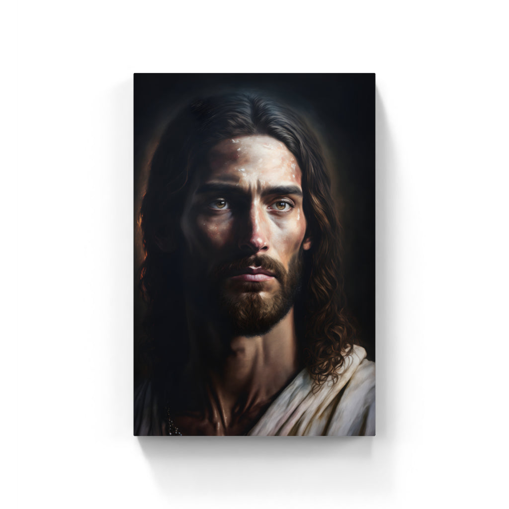 Divine Grace: The Radiant Portrait of Jesus Wall Art