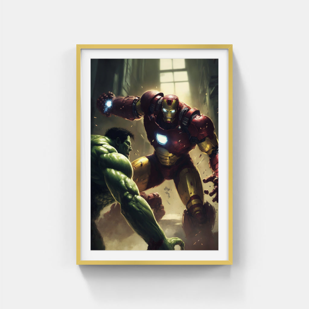 Hulk vs. Iron Man: Clash of Titans Wall Art