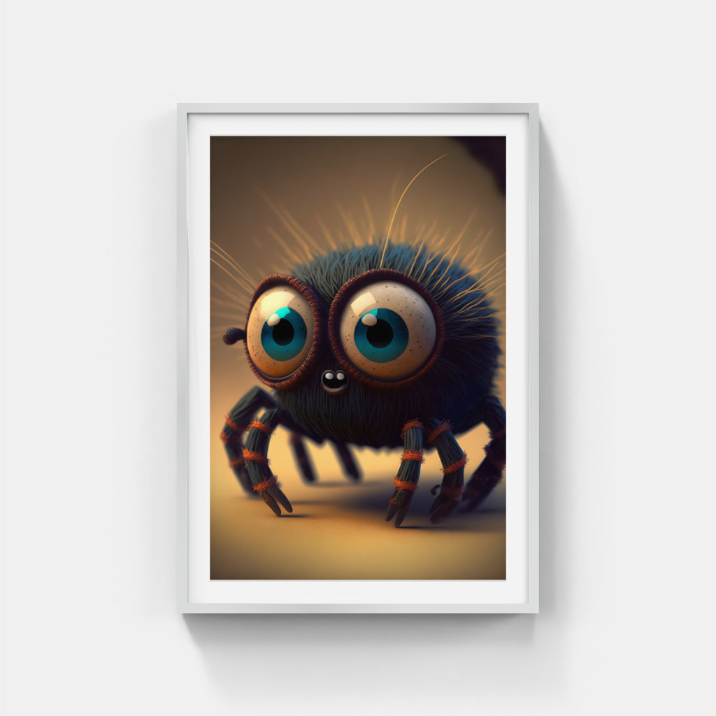 Webbed Wonder: The Enigmatic Spider Character Wall Art