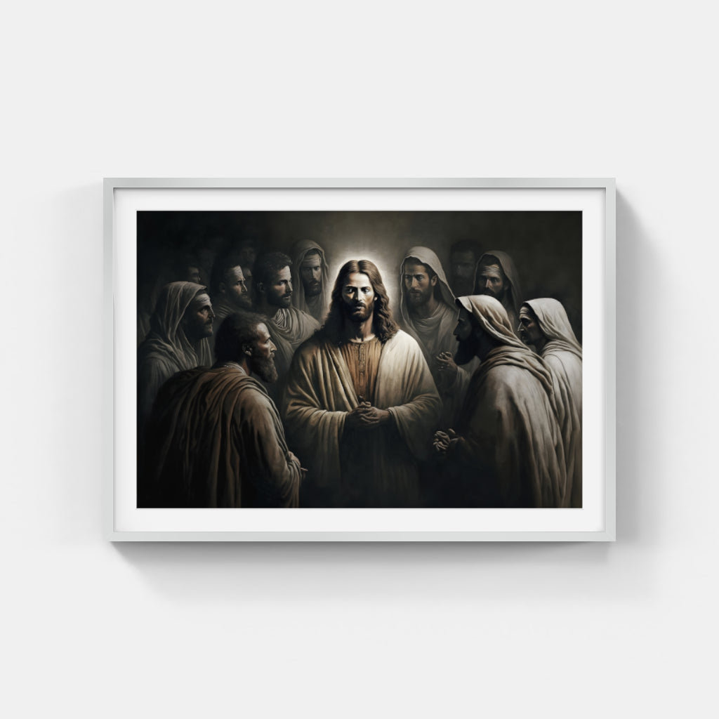 Divine Fellowship: Jesus and His Disciples Wall Art