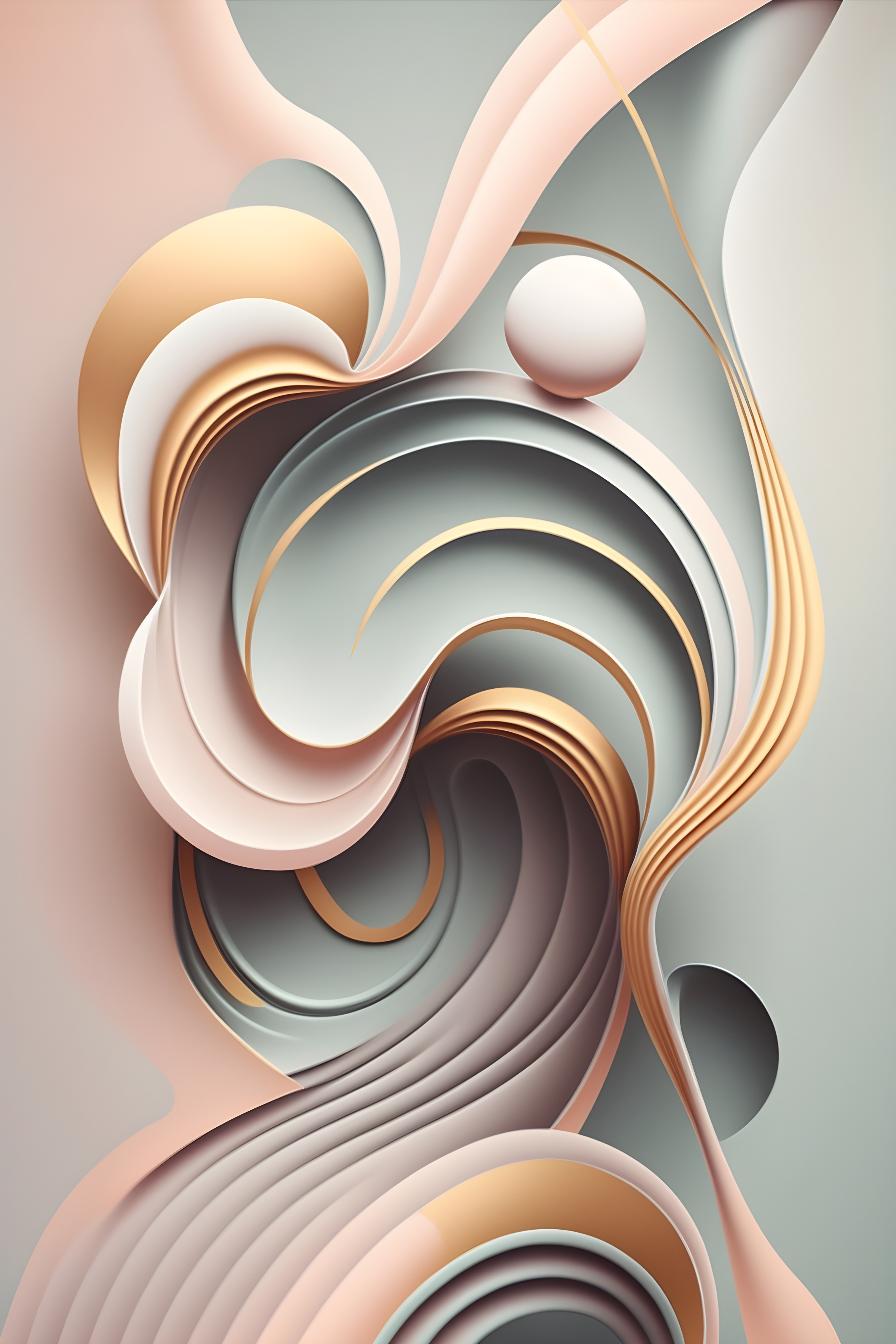 Chromatic Whispers: An Abstract Exploration Wall Art