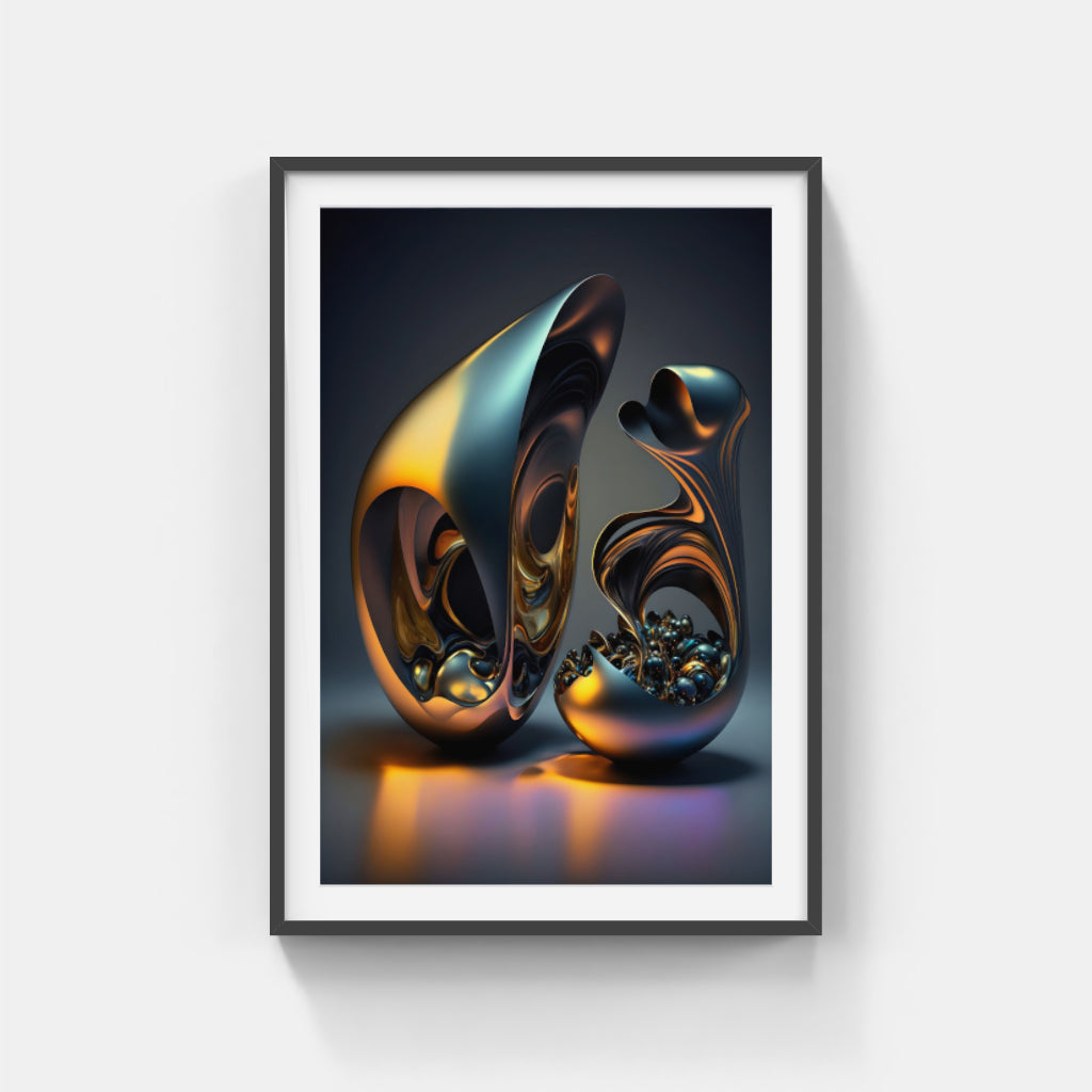 Dimensional Abstraction: Exploring 3D Form Wall Art