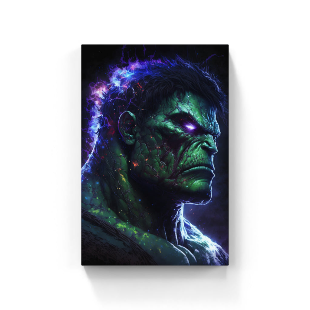 Rage Incarnate: Hulk's Furious Visage Wall Art