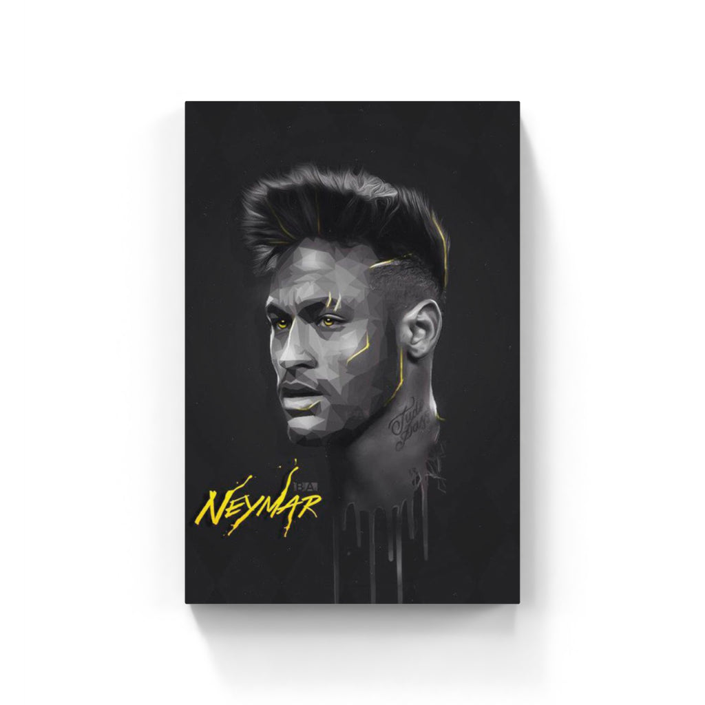 The Flair of Neymar: A Portrait in Passion Wall Art