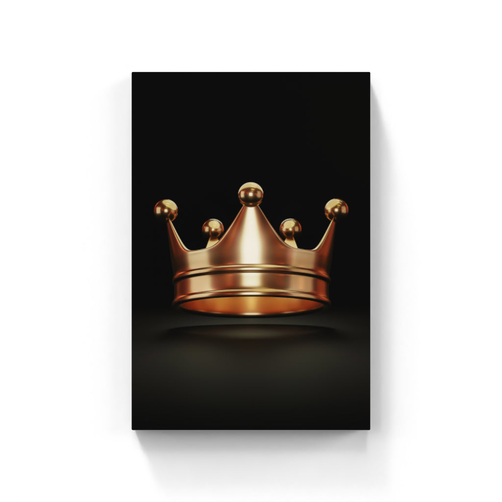 Golden Crown Wall Art Canvas Home Decor Prints Art Wall Pictures