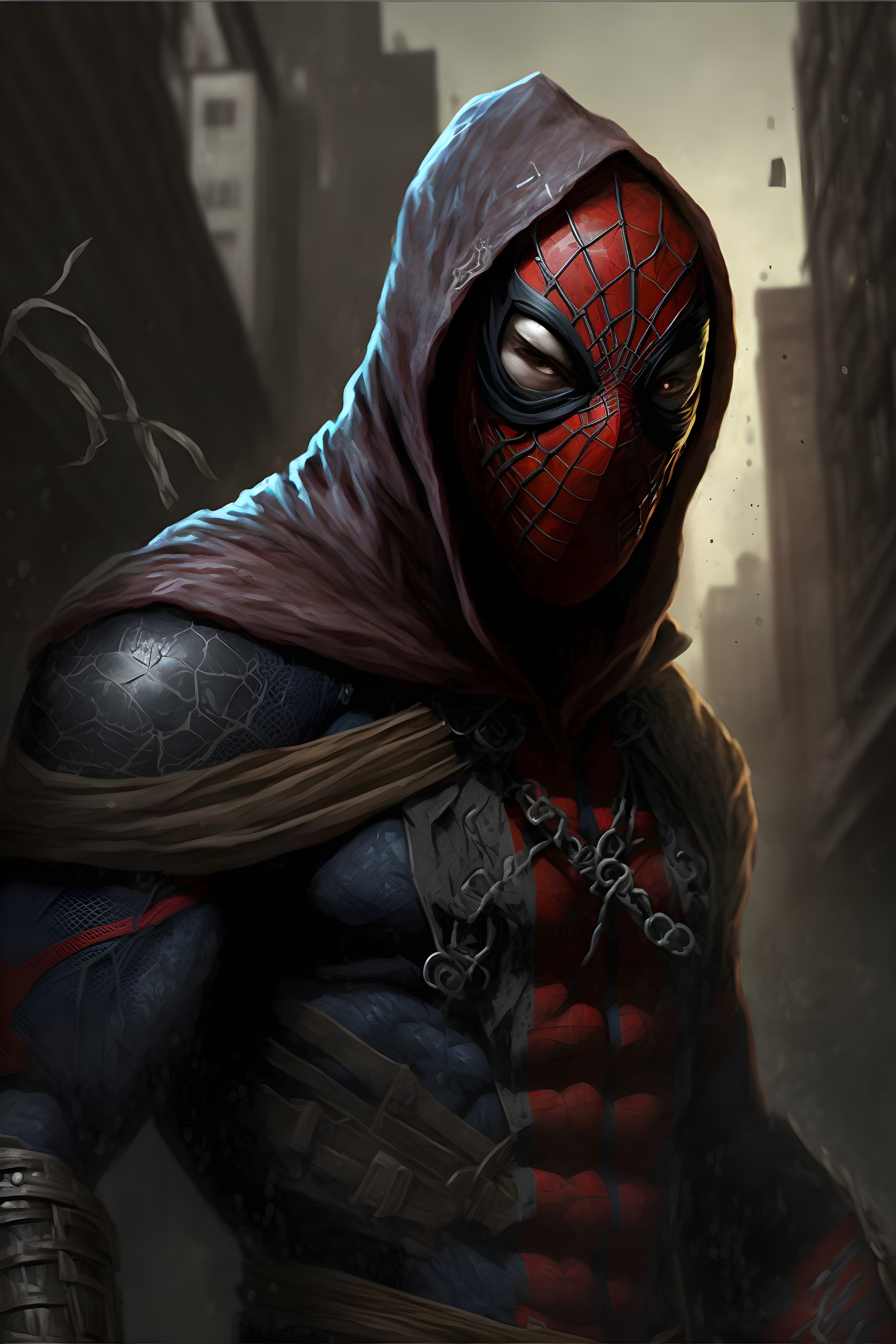 Enshrouded Hero: Spider-Man in Mystery Wall Art