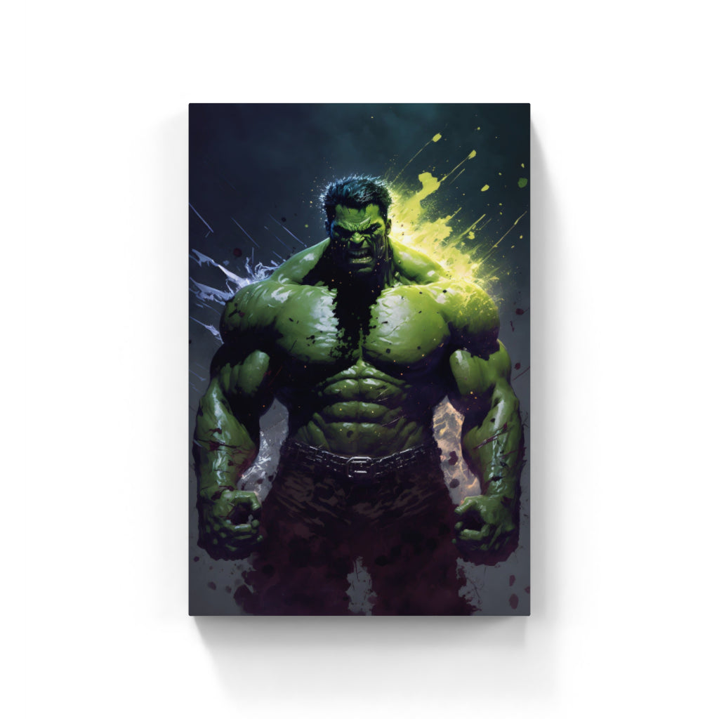 The Incredible Hulk: A Powerful Portrait Wall Art