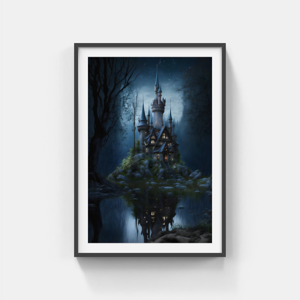 Dark Castle Wall Art Canvas Home Decor Prints Art Wall Pictures