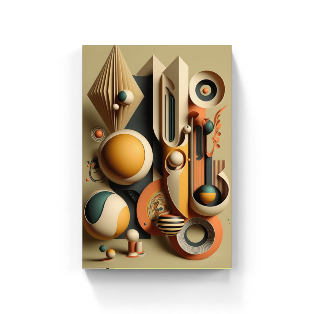 Abstract Dimensions: The Geometry of Shapes Wall Art