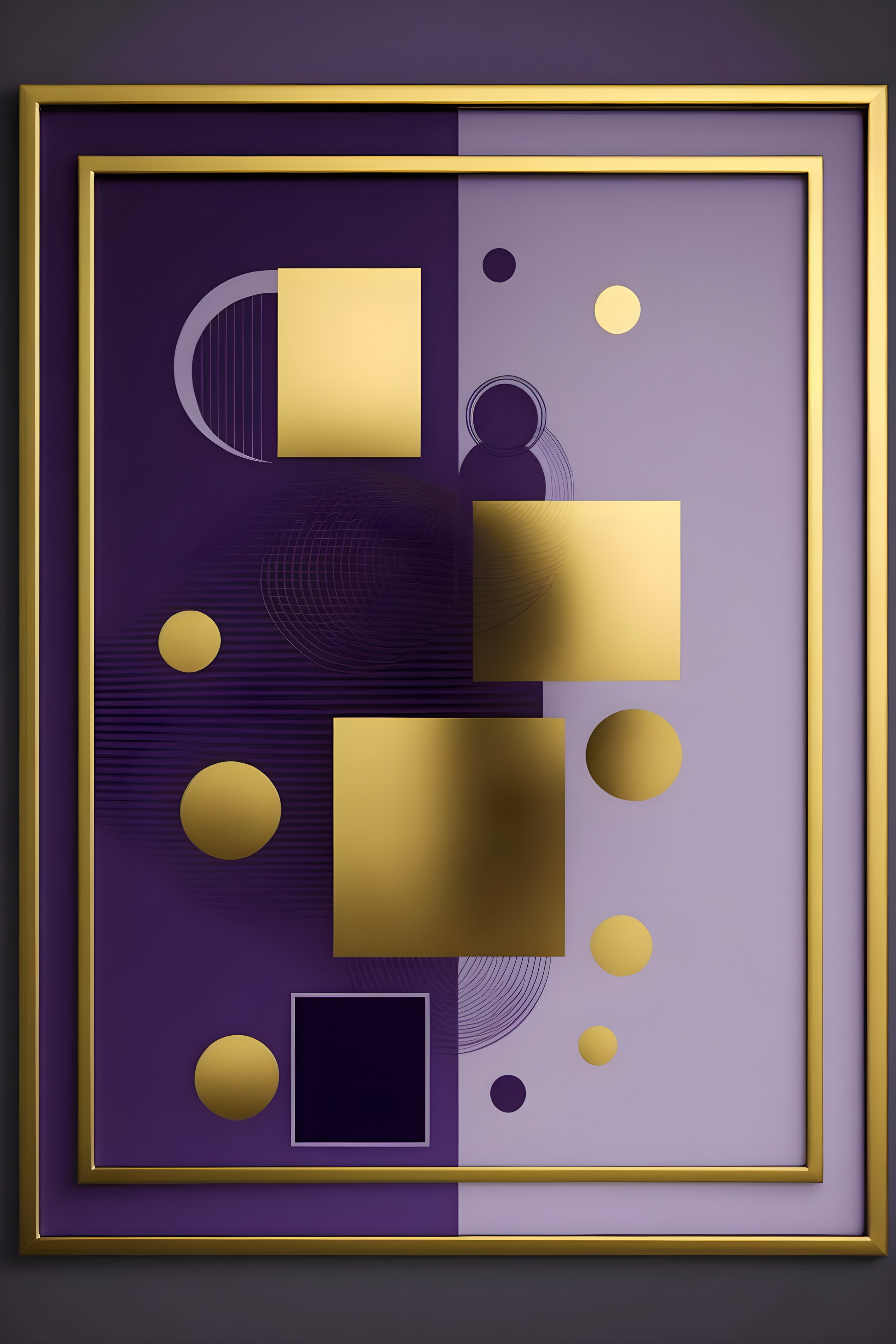 Geometric Radiance Abstract Wall Art