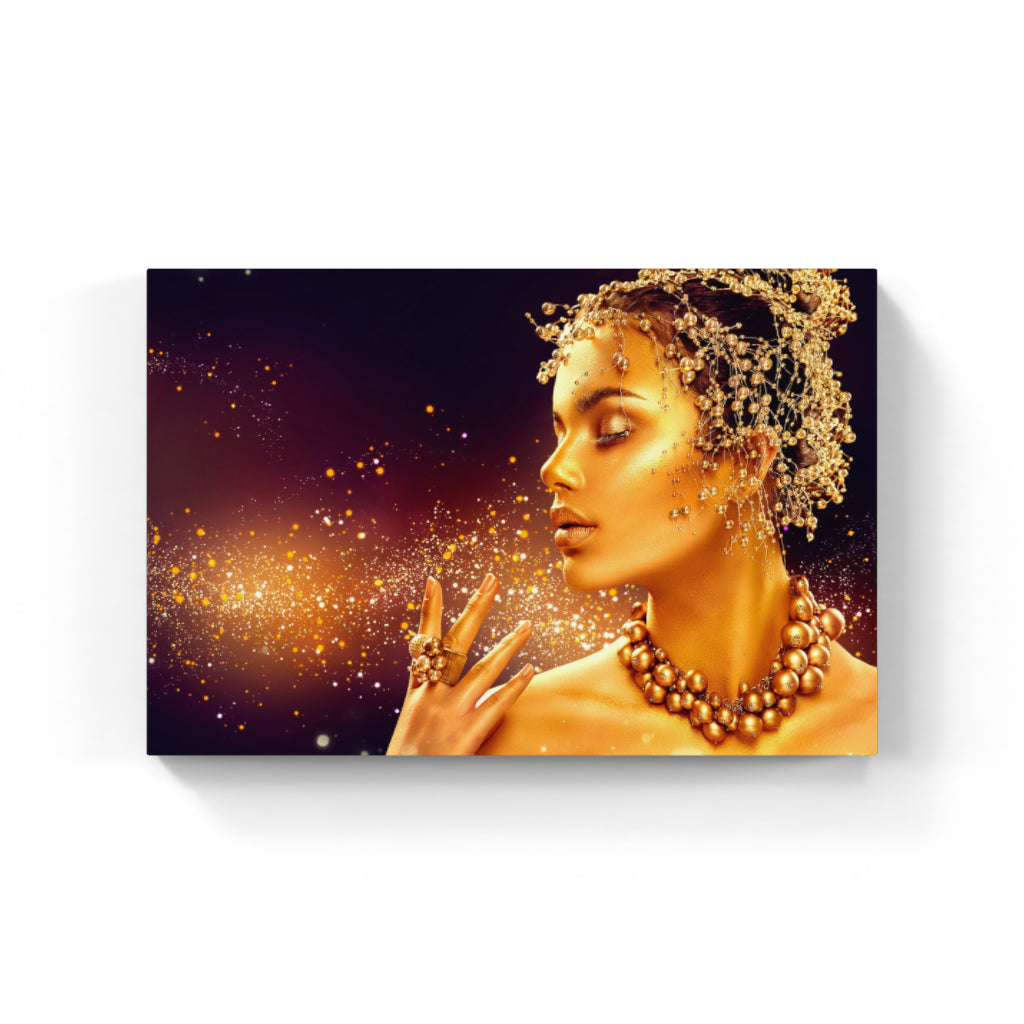 Golden Muse: Radiance and Grace Wall Art