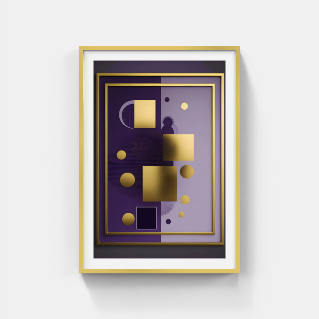 Geometric Radiance Abstract Wall Art