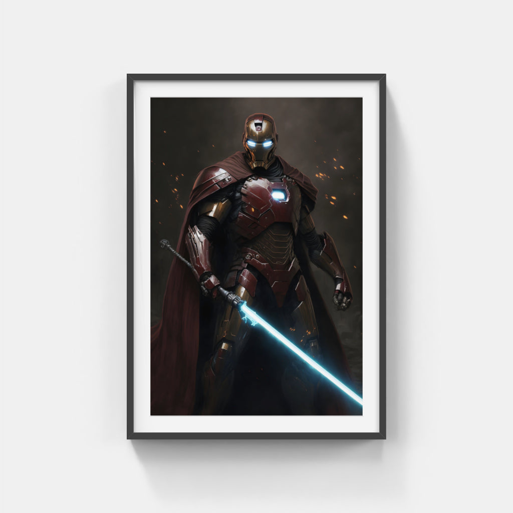 Iron Man's Blade: Power and Precision Wall Art