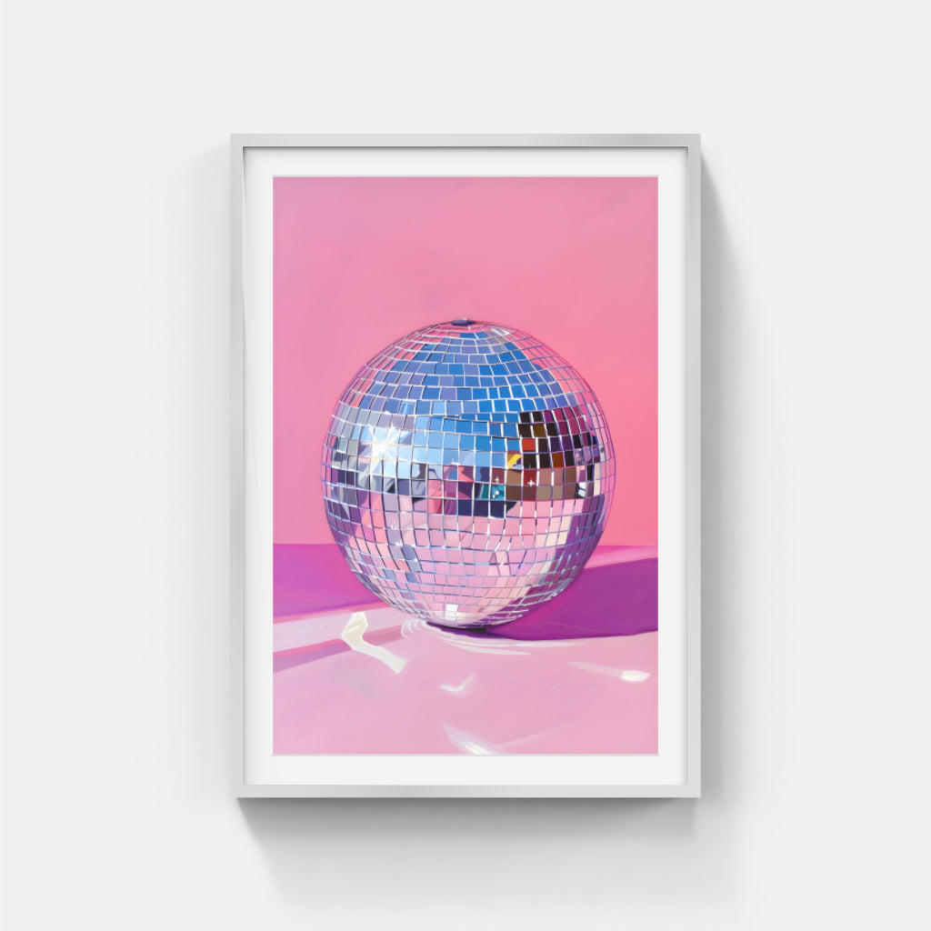 Crystal Ball Pink Wall Art Canvas,Home Decor Prints, Art Wall Pictures