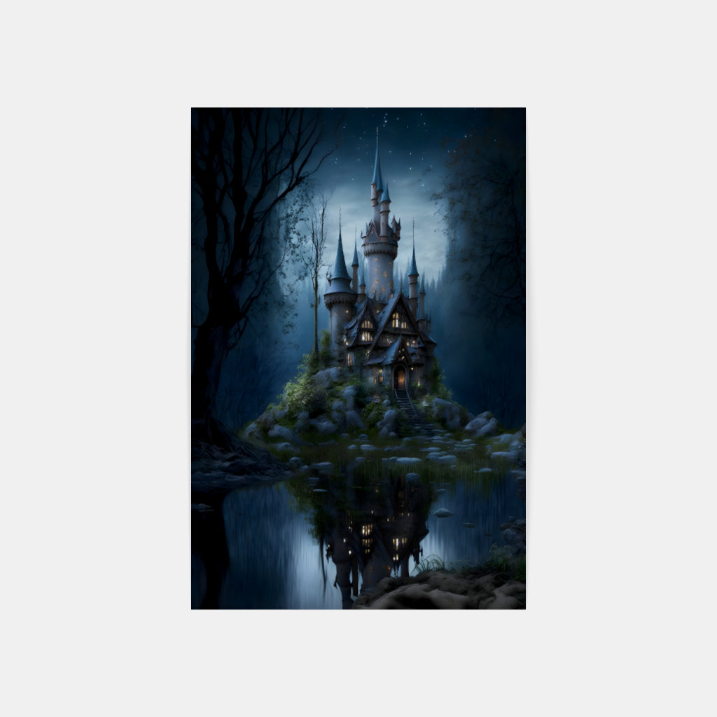 Dark Castle Wall Art Canvas Home Decor Prints Art Wall Pictures