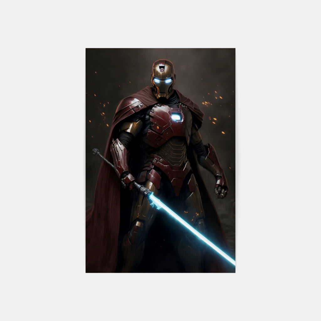 Iron Man's Blade: Power and Precision Wall Art