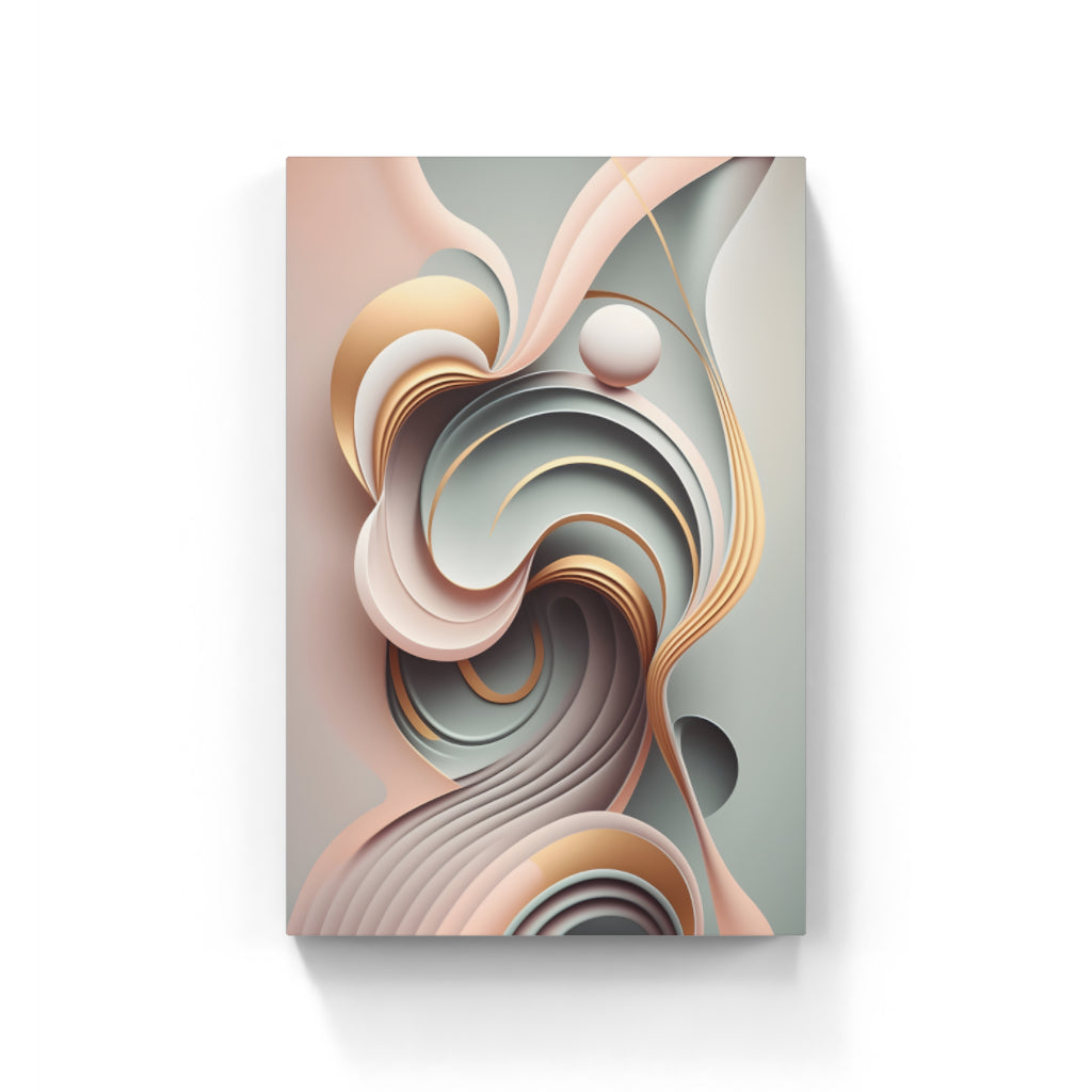 Chromatic Whispers: An Abstract Exploration Wall Art