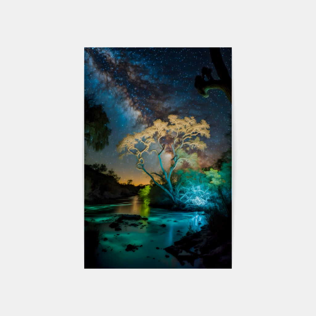 Night Sky Wall Art Canvas Home Decor Prints Art Wall Pictures