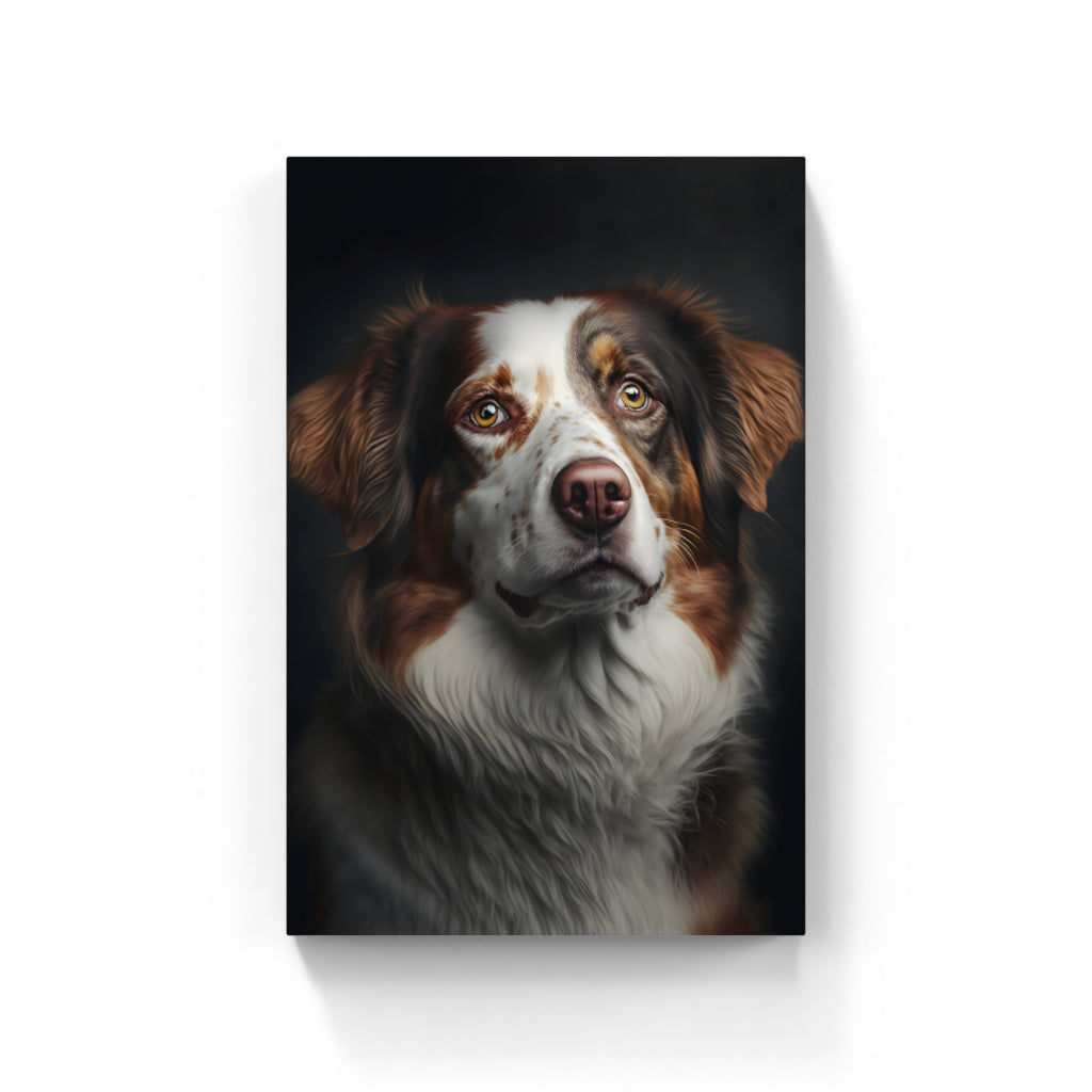 Faithful Gaze: A Portrait of Canine Grace Wall Art