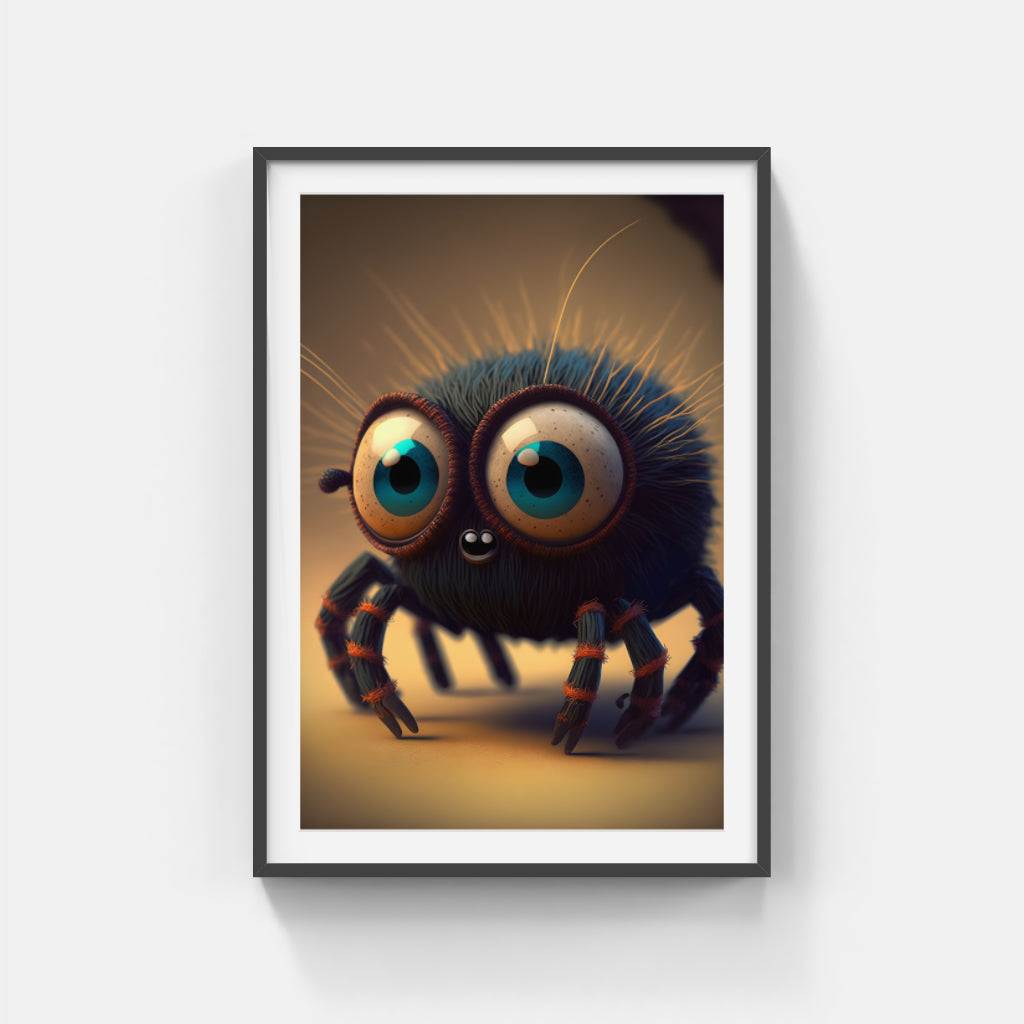 Webbed Wonder: The Enigmatic Spider Character Wall Art