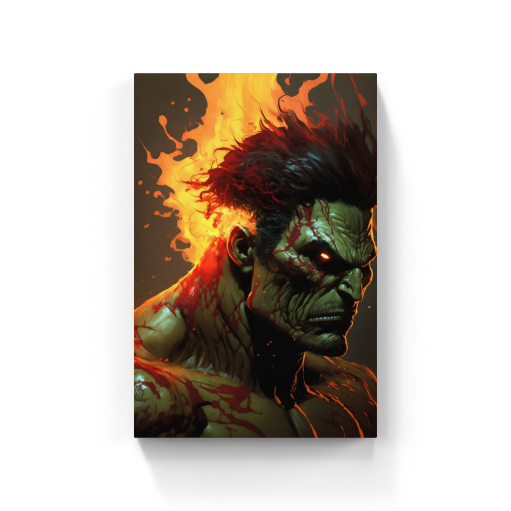 Hulk's Fury: Firestorm of Anger Wall Art