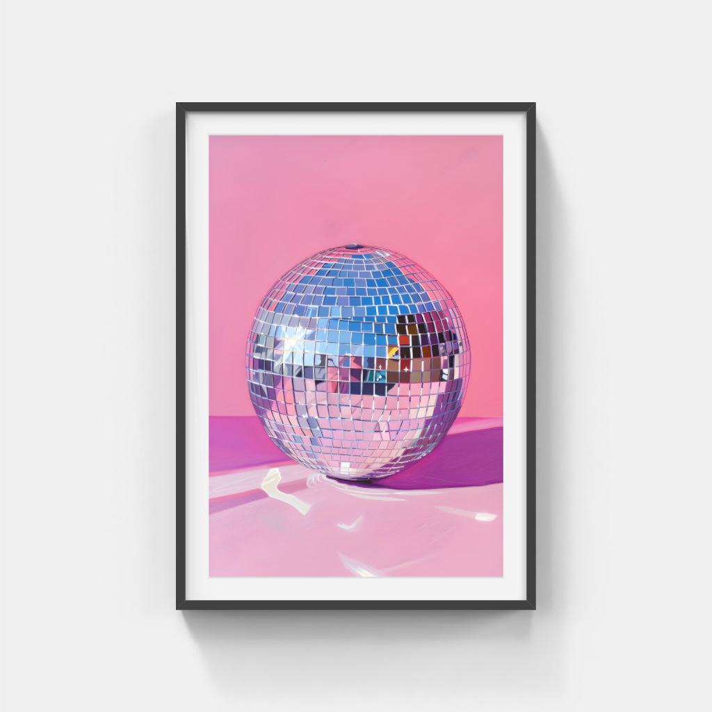 Crystal Ball Pink Wall Art Canvas,Home Decor Prints, Art Wall Pictures