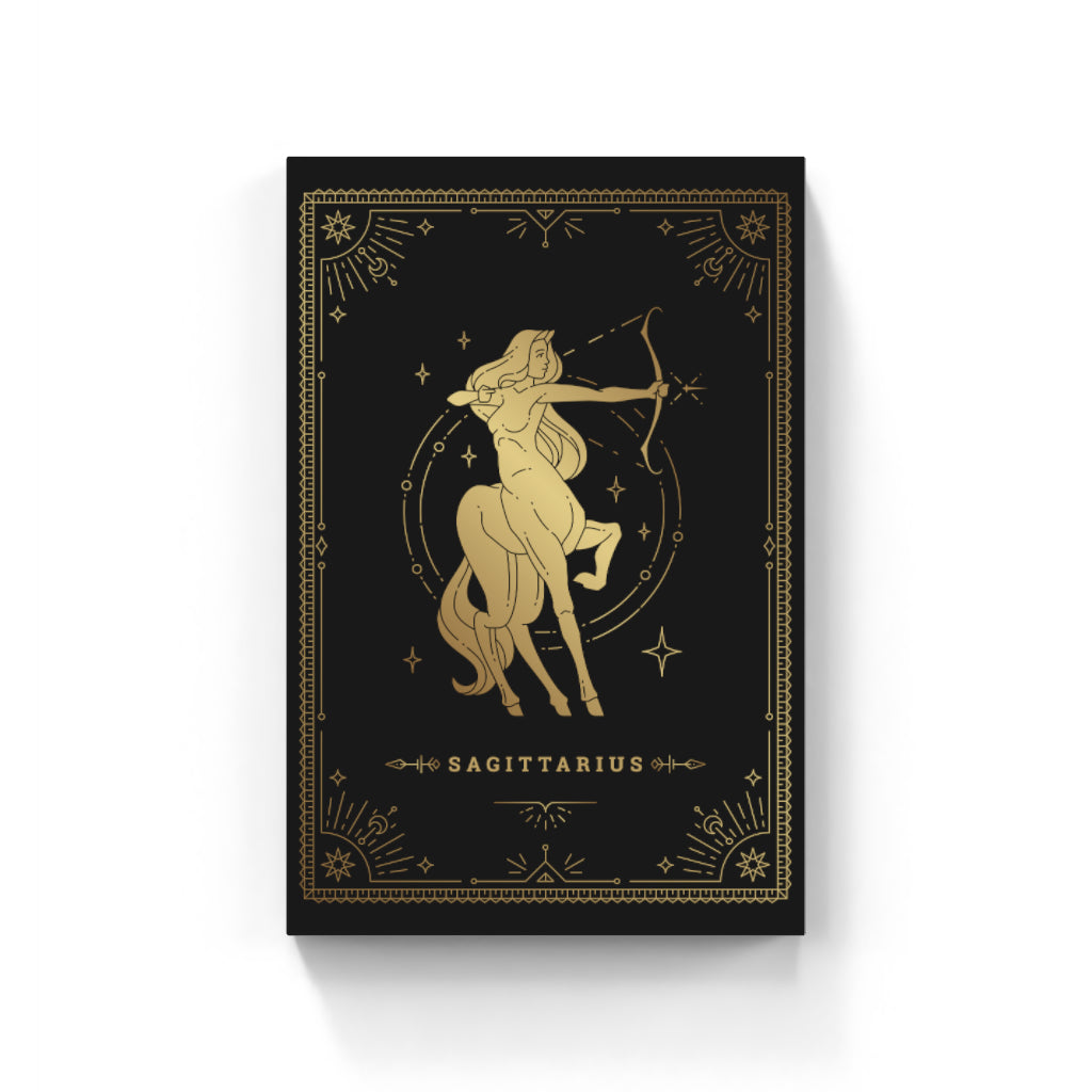 Golden Sagittarius: Archer's Radiance and Adventure Wall Art Canvas Home Decor Prints Art Wall Pictures