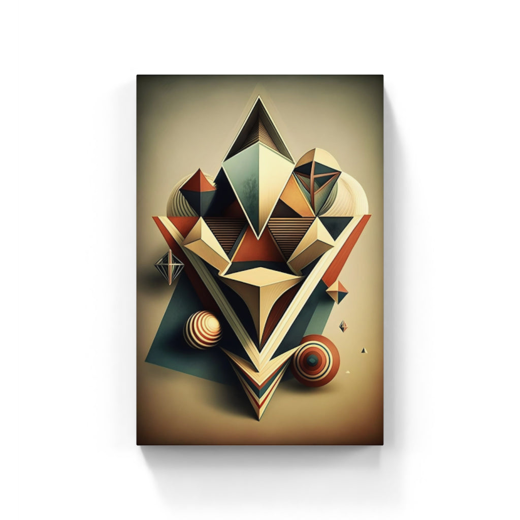 Abstract Geometries: Exploring Shape, Form, and Color Wall Art