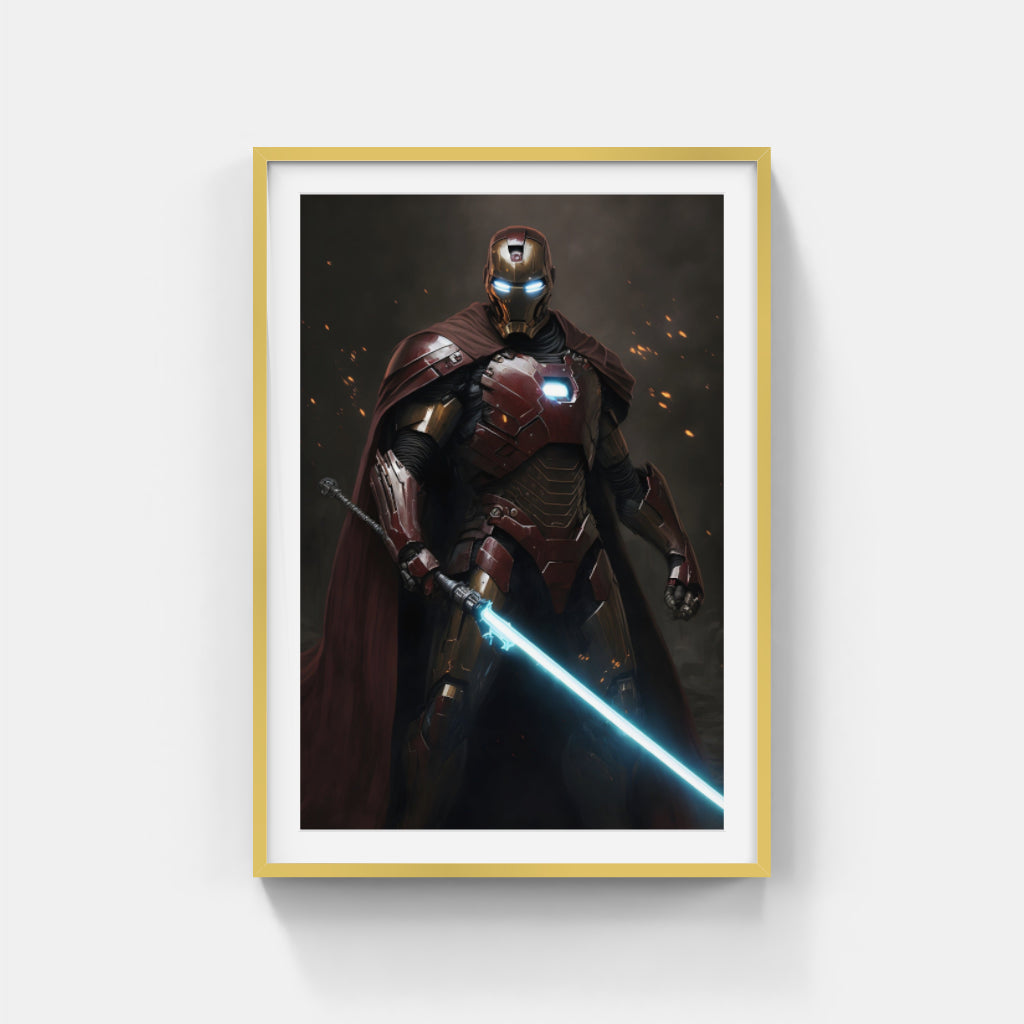 Iron Man's Blade: Power and Precision Wall Art