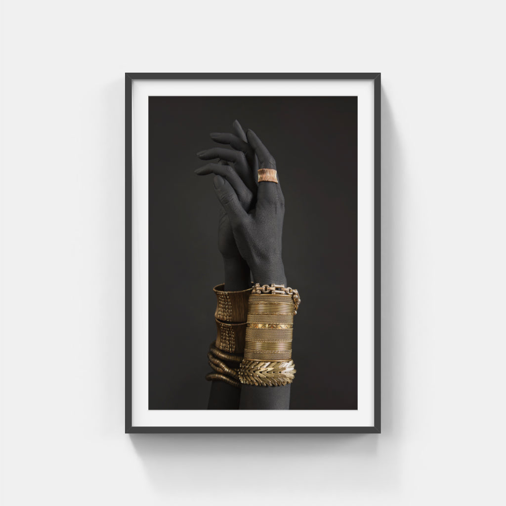 Golden Adornments: Elegance in Bracelets Wall Art