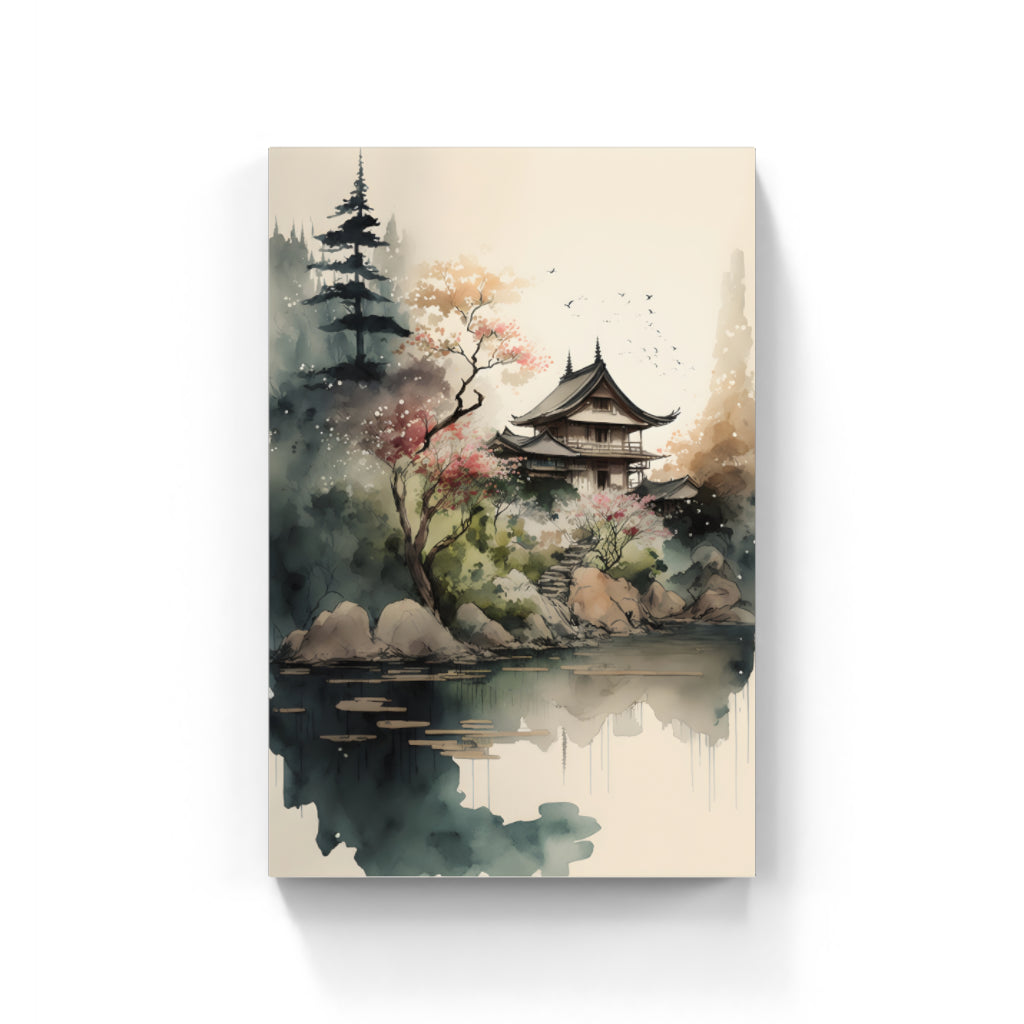 China House Painting Wall Art Canvas Home Decor Prints Art Wall Pictures