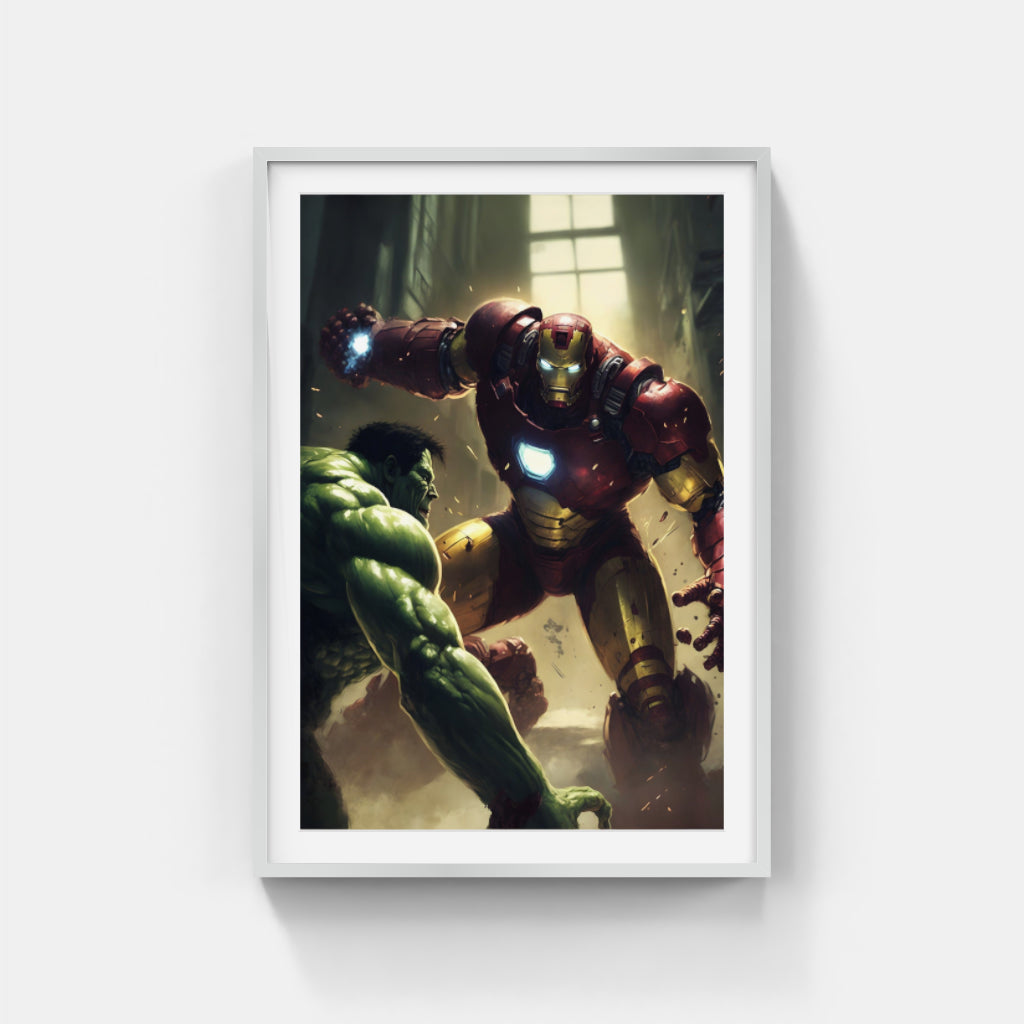 Hulk vs. Iron Man: Clash of Titans Wall Art