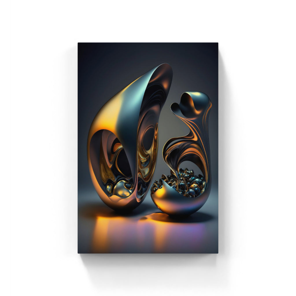 Dimensional Abstraction: Exploring 3D Form Wall Art